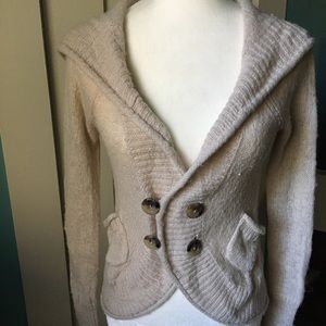 Sleeping in Snow, cardigan  sweater, sz S, from Anthropology